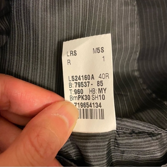 Calvin Klein slim fit 100% wool pin stripe blazer sport coat - Picture 5 of 5